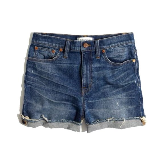 Madewell High Rise Denim Shorts - Picture 4 of 10